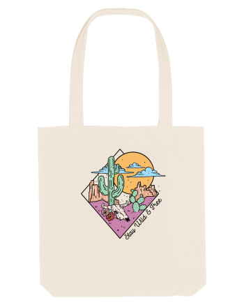 in stil line art - Stay wild and free Natural