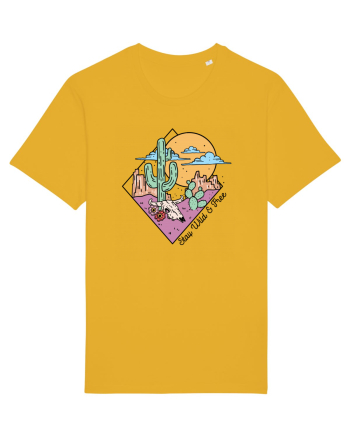 in stil line art - Stay wild and free Spectra Yellow