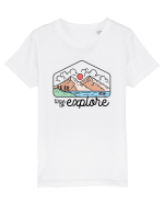 in stil line art - Time to explore Tricou mânecă scurtă  Copii Mini Creator