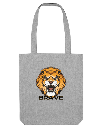 Be brave Lion Heather Grey