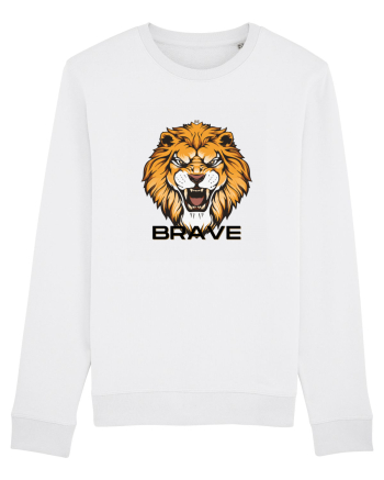 Be brave Lion White