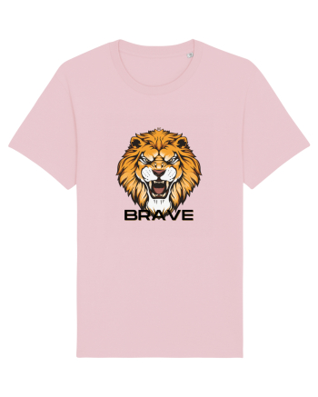 Be brave Lion Cotton Pink