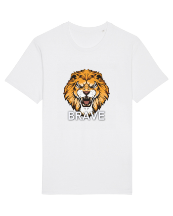 Be brave Lion White
