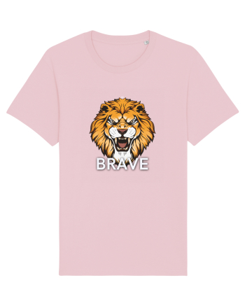 Be brave Lion Cotton Pink
