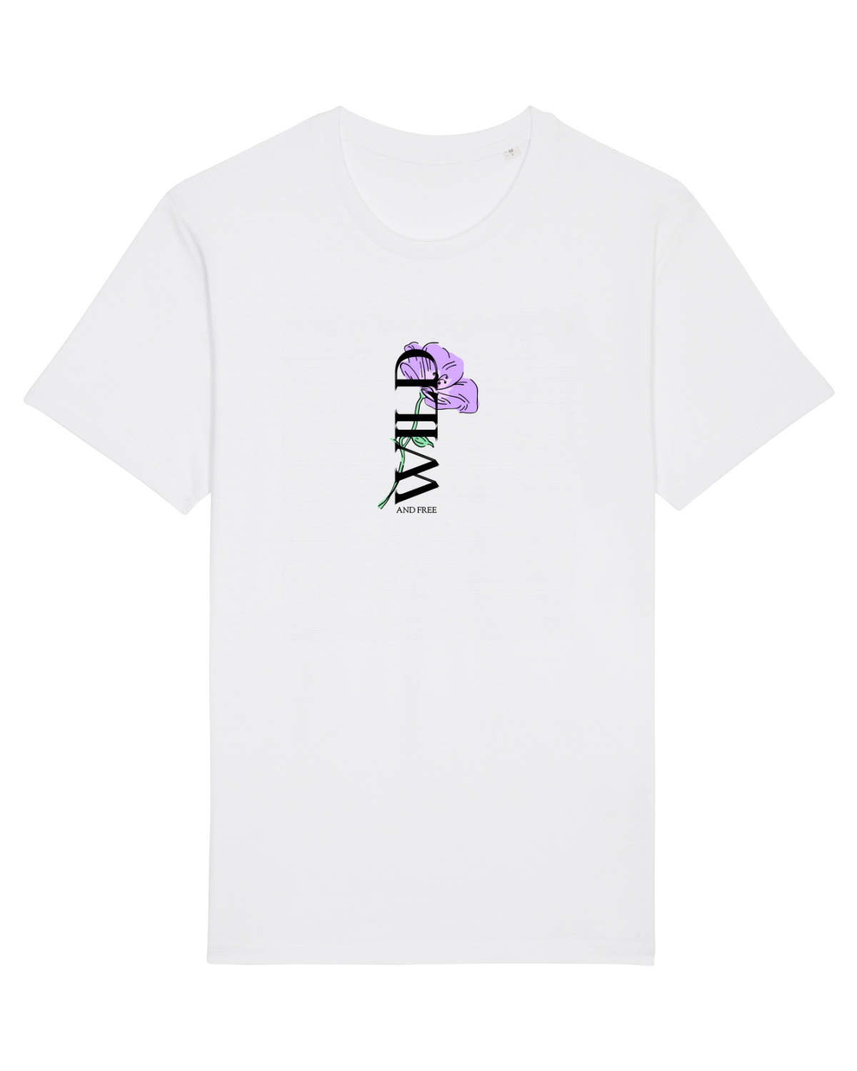 Tricou mânecă scurtă Unisex Rocker White