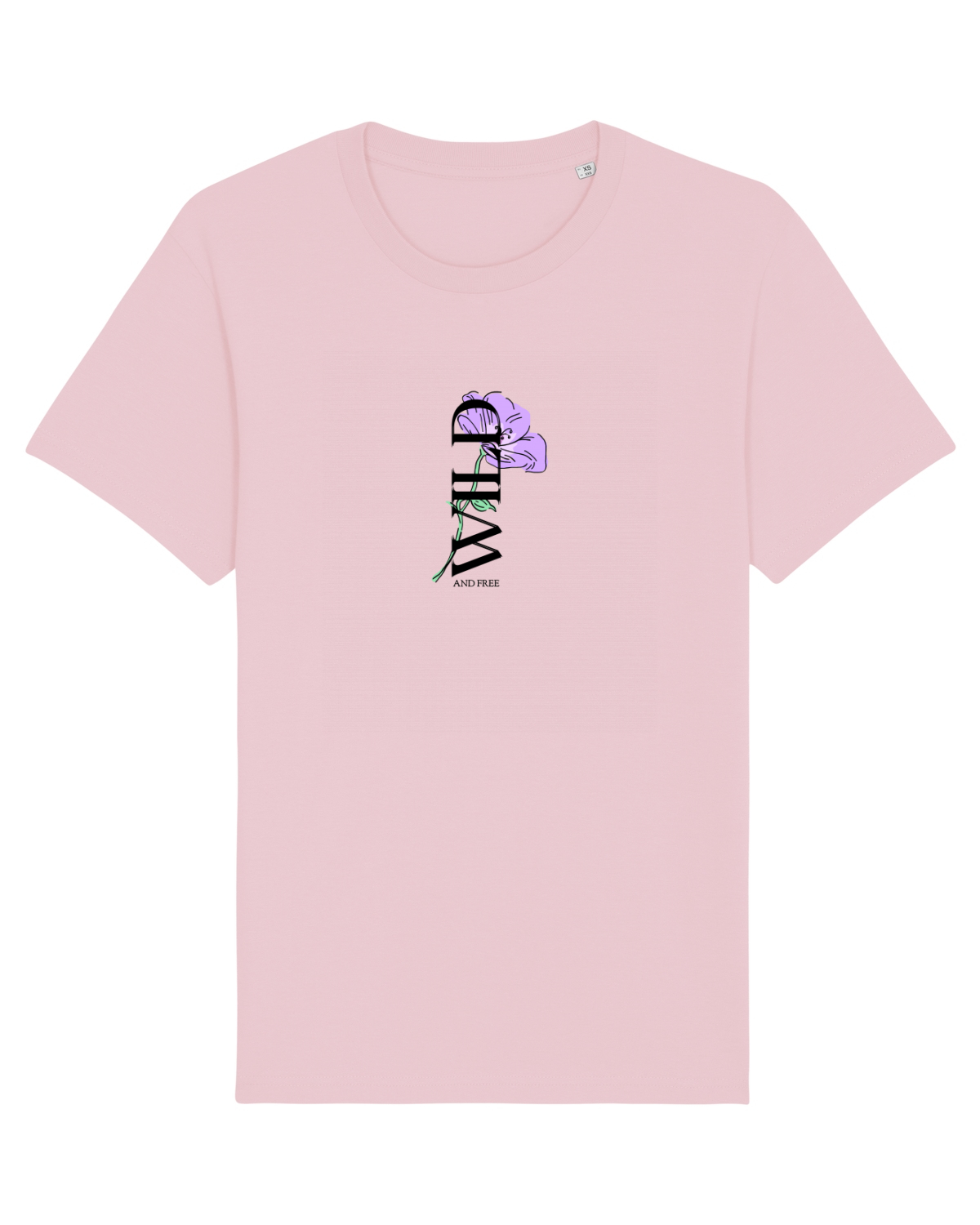 Tricou mânecă scurtă Unisex Rocker Cotton Pink