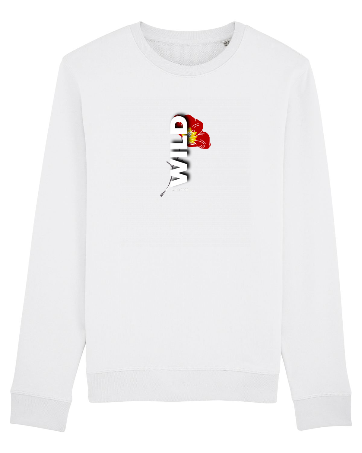 Bluză mânecă lungă Unisex Rise White