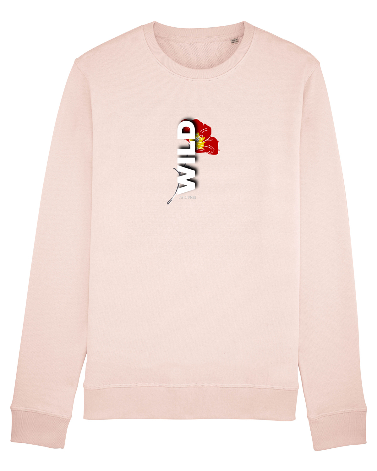 Bluză mânecă lungă Unisex Rise Candy Pink