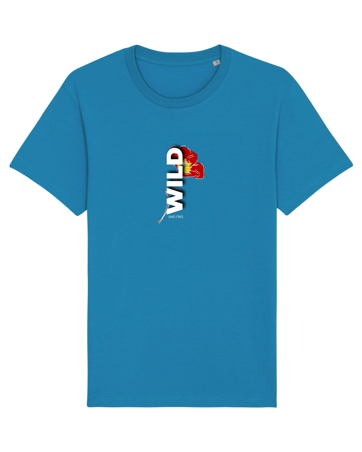Tricou mânecă scurtă Unisex Rocker Azur