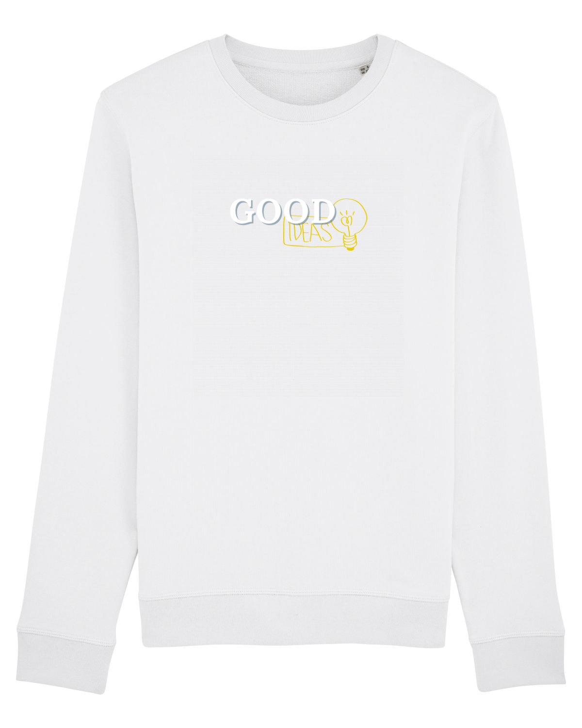 Bluză mânecă lungă Unisex Rise White