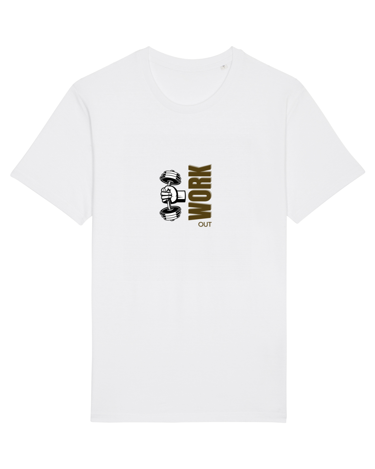 Tricou mânecă scurtă Unisex Rocker White