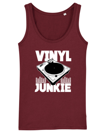 Vinyl Junkie Burgundy