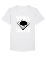 Vinyl Junkie Tricou mânecă scurtă guler larg Bărbat Skater