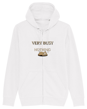 Very Busy Doing Nothing White