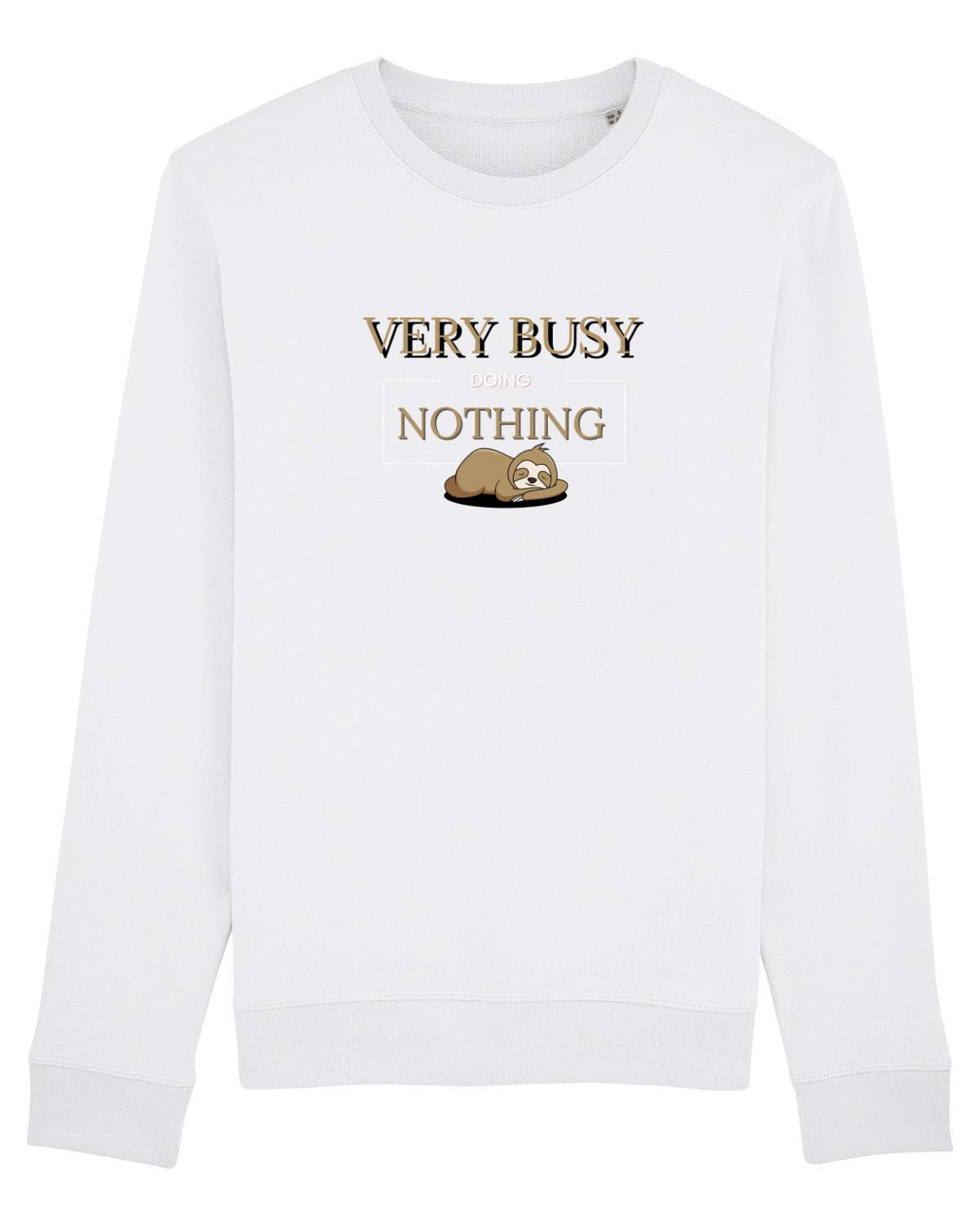 Bluză mânecă lungă Unisex Rise White