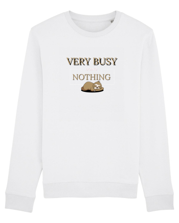 Very Busy Doing Nothing White