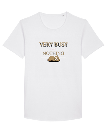 Very Busy Doing Nothing White