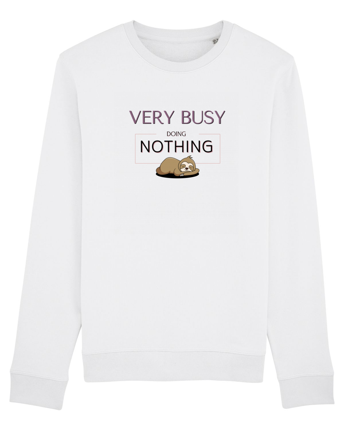 Bluză mânecă lungă Unisex Rise White