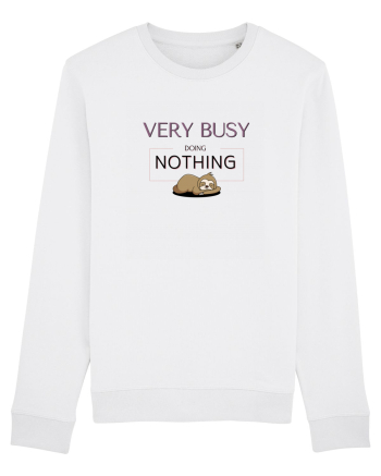 Very Busy Doing Nothing White