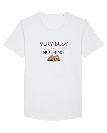 Very Busy Doing Nothing White