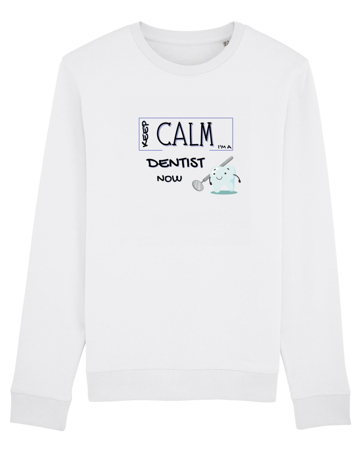 Bluză mânecă lungă Unisex Rise White