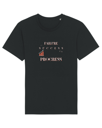 Failure is success in progress Black