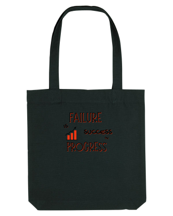 Failure is success in progress Black