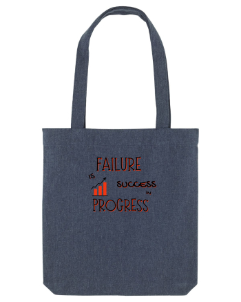 Failure is success in progress Midnight Blue