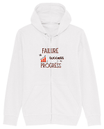 Failure is success in progress Hanorac cu fermoar Unisex Connector