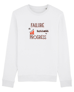 Failure is success in progress Bluză mânecă lungă Unisex Rise