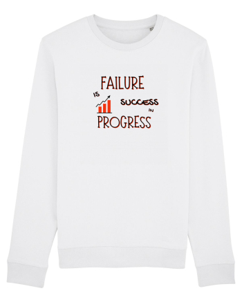 Failure is success in progress White