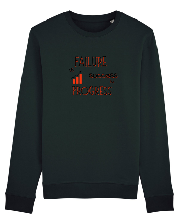 Failure is success in progress Black