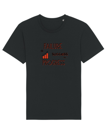 Failure is success in progress Black