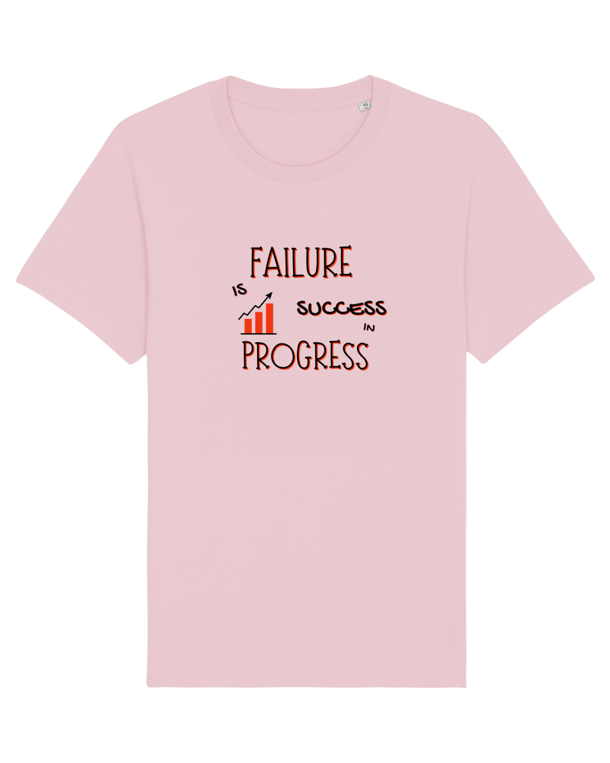 Tricou mânecă scurtă Unisex Rocker Cotton Pink