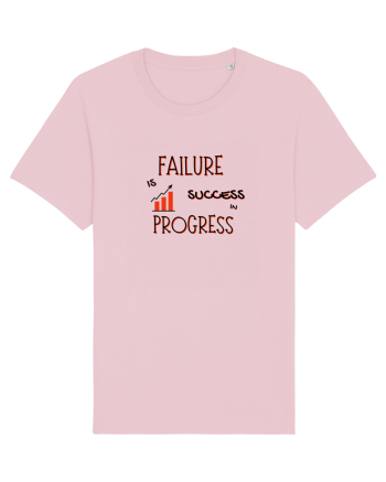 Failure is success in progress Cotton Pink