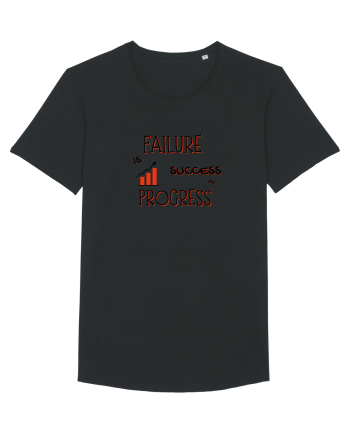 Failure is success in progress Black