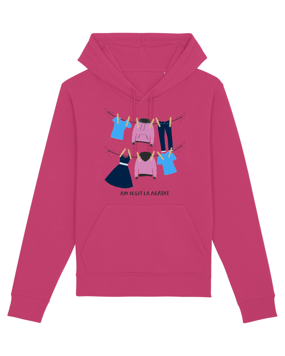 Hanorac Unisex Drummer Raspberry