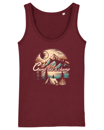 pentru camping - Camp like a champ Burgundy
