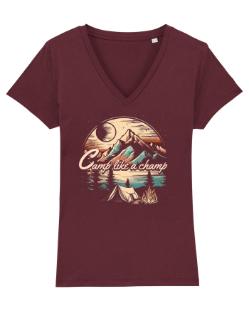 pentru camping - Camp like a champ Burgundy