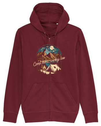 pentru camping - Camp more worry less Burgundy