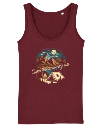 pentru camping - Camp more worry less Burgundy