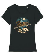 pentru camping - Camp more worry less Tricou mânecă scurtă guler larg fitted Damă Expresser