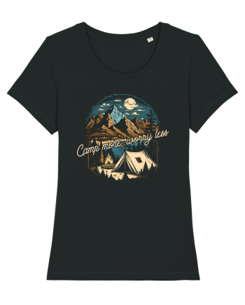 pentru camping - Camp more worry less Black