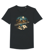 pentru camping - Camp more worry less Tricou mânecă scurtă guler larg Bărbat Skater