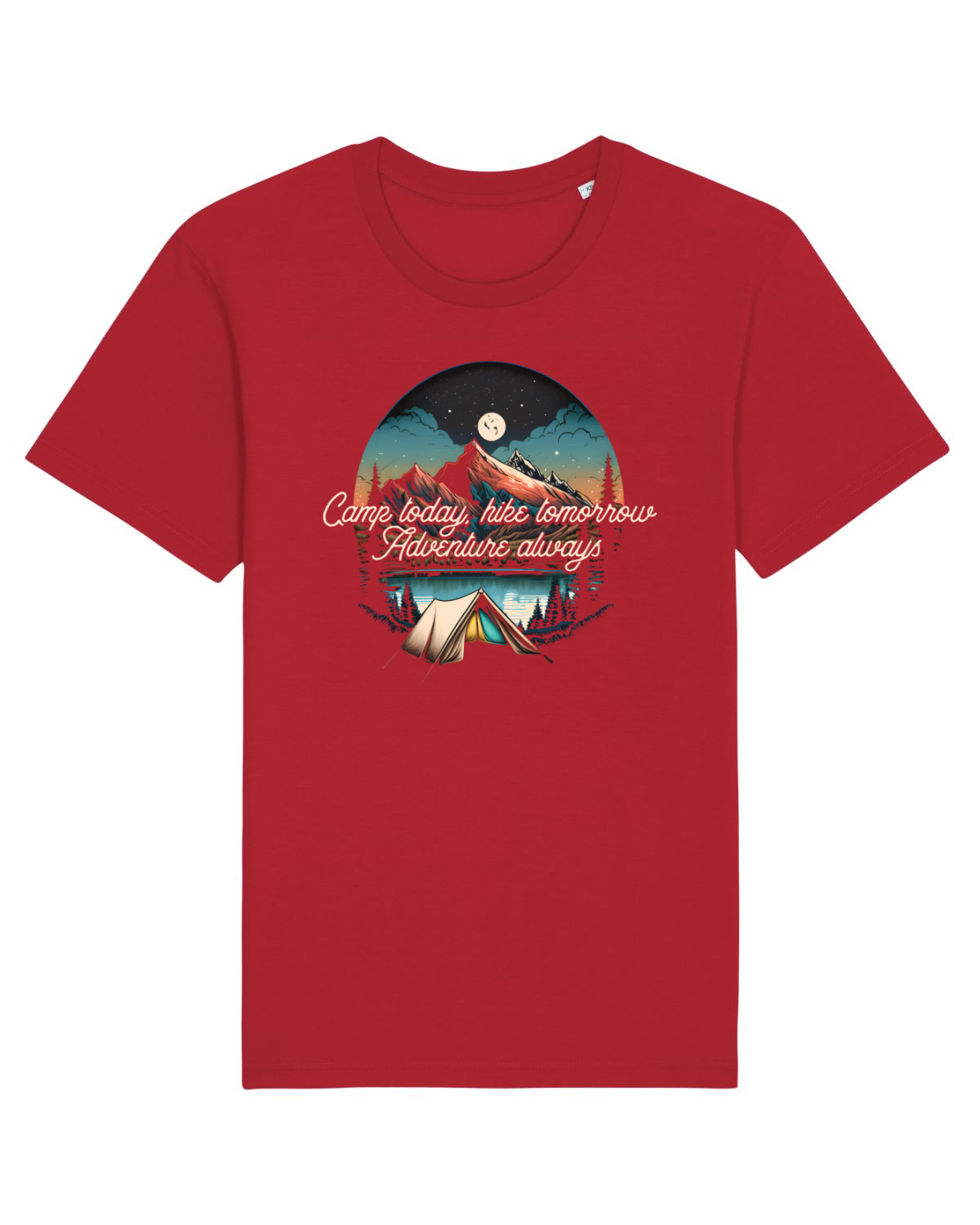Tricou mânecă scurtă Unisex Rocker Red