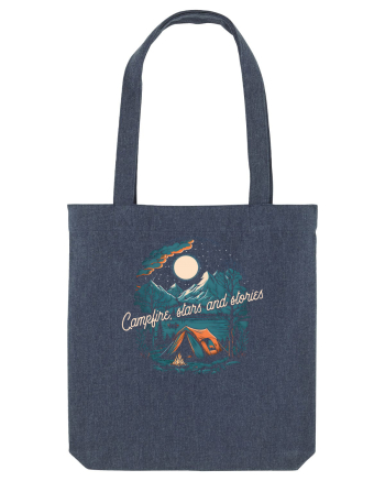 pentru camping - Campfire stars and stories Midnight Blue