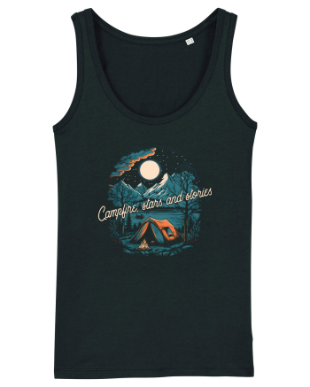 pentru camping - Campfire stars and stories Black