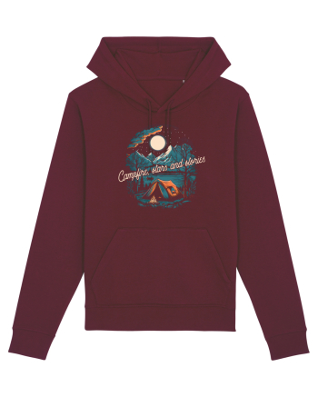 pentru camping - Campfire stars and stories Burgundy