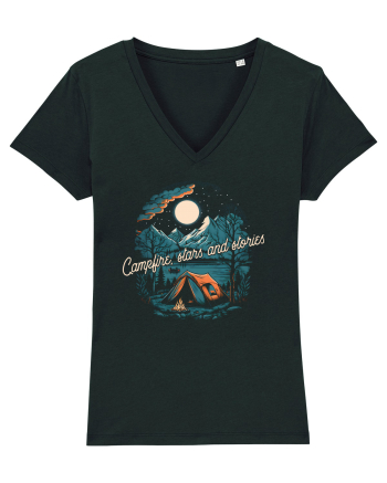 pentru camping - Campfire stars and stories Black