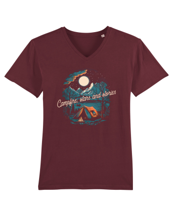 pentru camping - Campfire stars and stories Burgundy